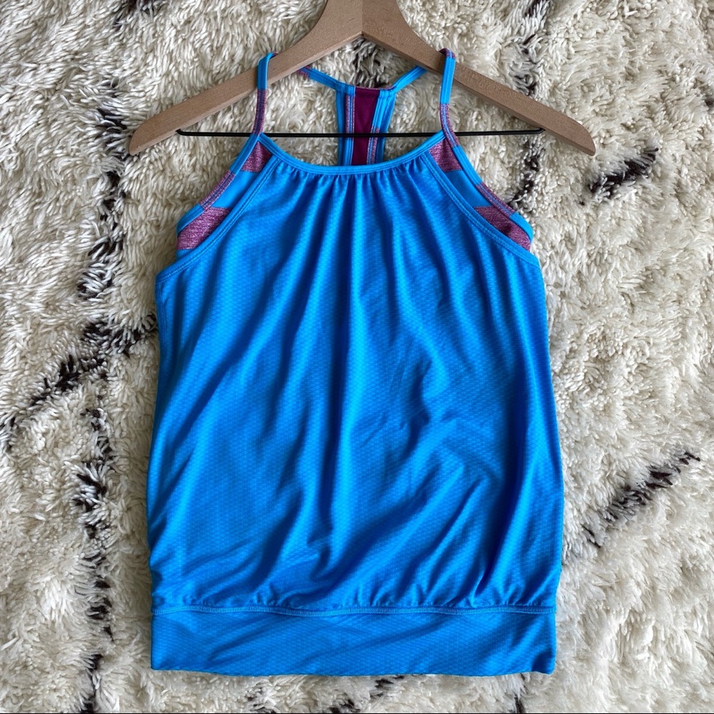 Ivivva Double Dutch Tank Blue Purple 12